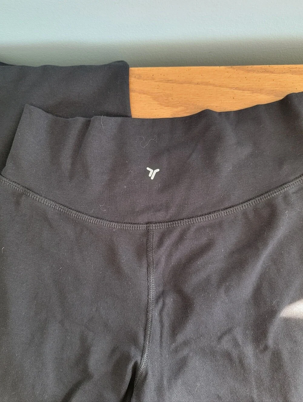 Old Navy Girls Size XL 14-16 PowerChill High-Rise Flare Leggings Black